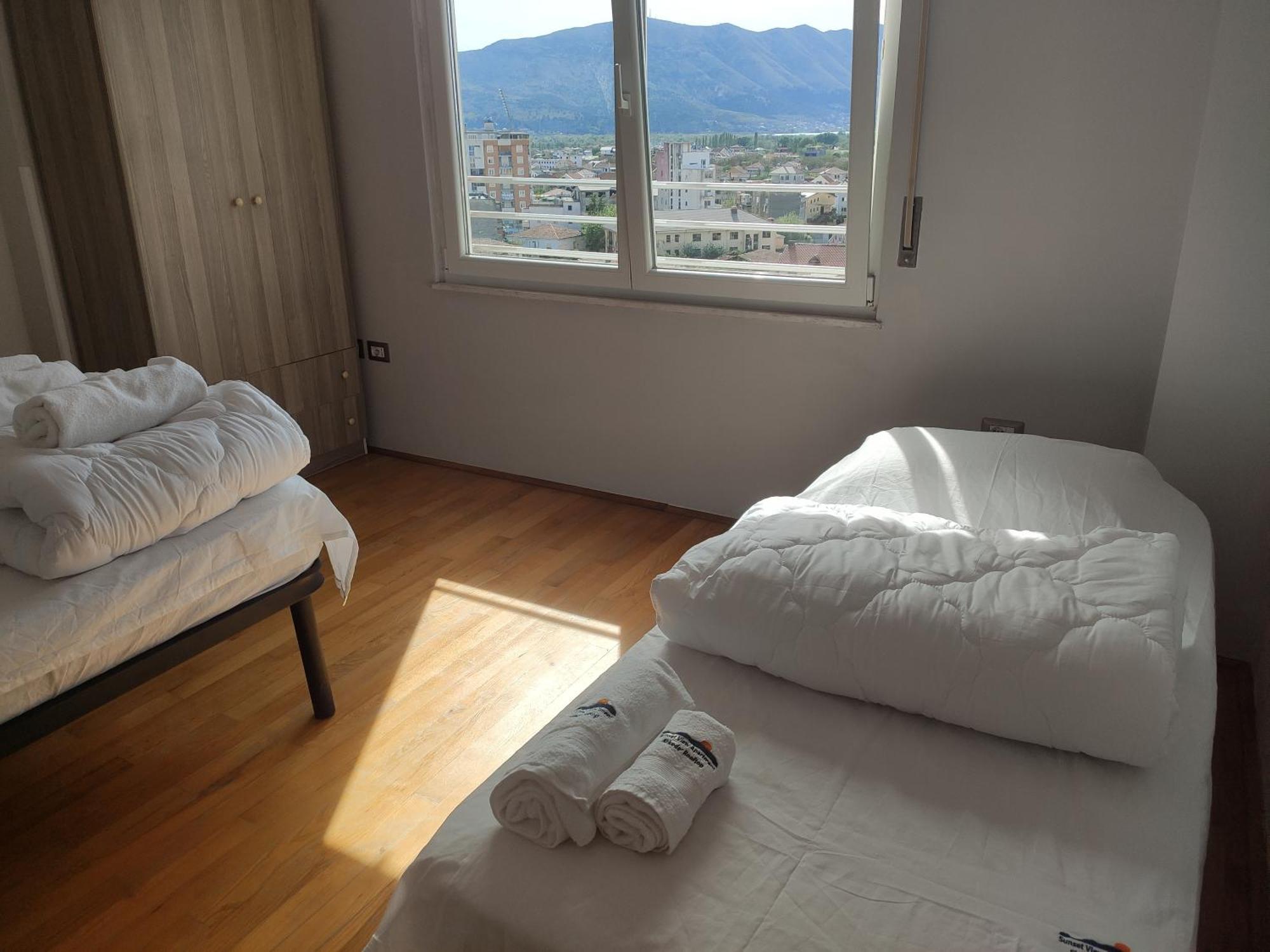 Sunset View Apartment Shkoder Rooftop Exterior photo